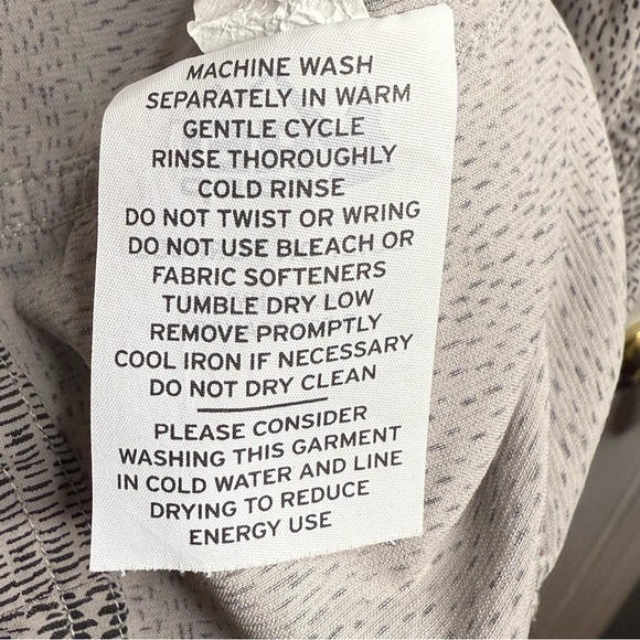 REI COOP Men’s Short Sleeved Button Down Hiking Shirt Gray and Black Size XL GUC - Picture 9 of 9